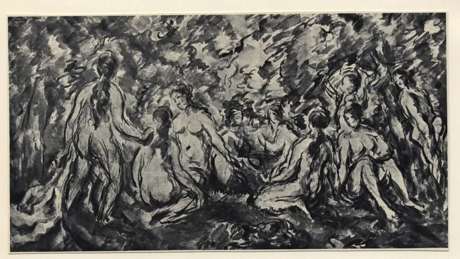 Anonimo , C&eacute;zanne, Paul - sec. XIX - Composizione , fronte