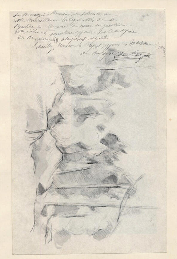 Anonimo , Cézanne, Paul , fronte