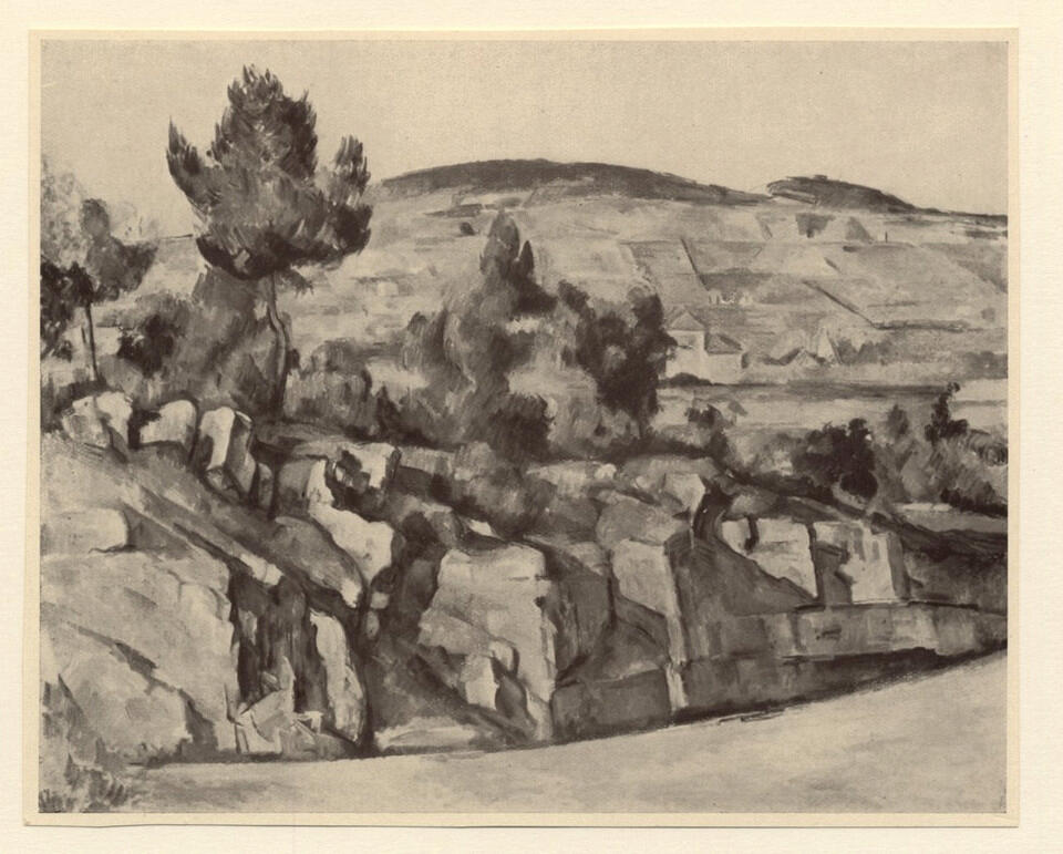 Cezanne, Paul , Landschaft bei Aix