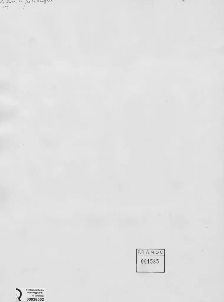 Anonimo, Anonimo , retro