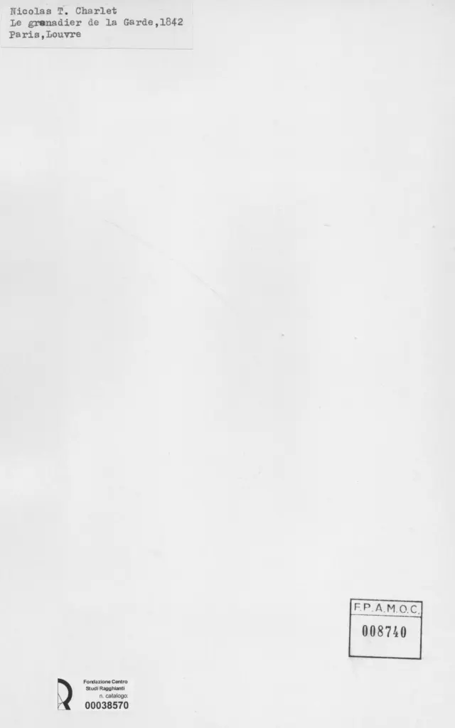 Anonimo , Charlet, Nicolas Toussaint - sec. XIX - Le granadier de la Garde , retro