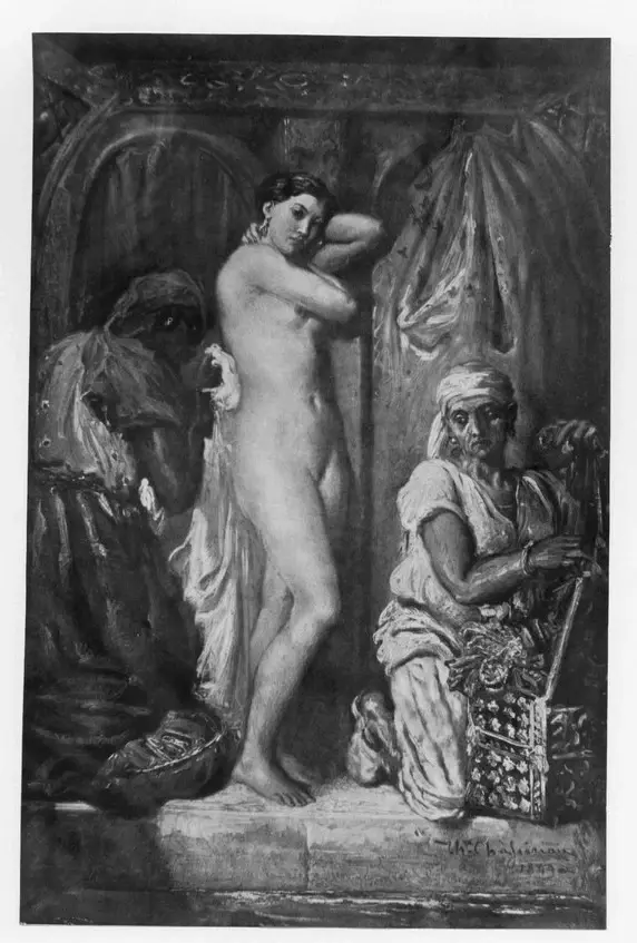 Chasseriau, Th&eacute;odore , Les bain interieur de s&eacute;rail