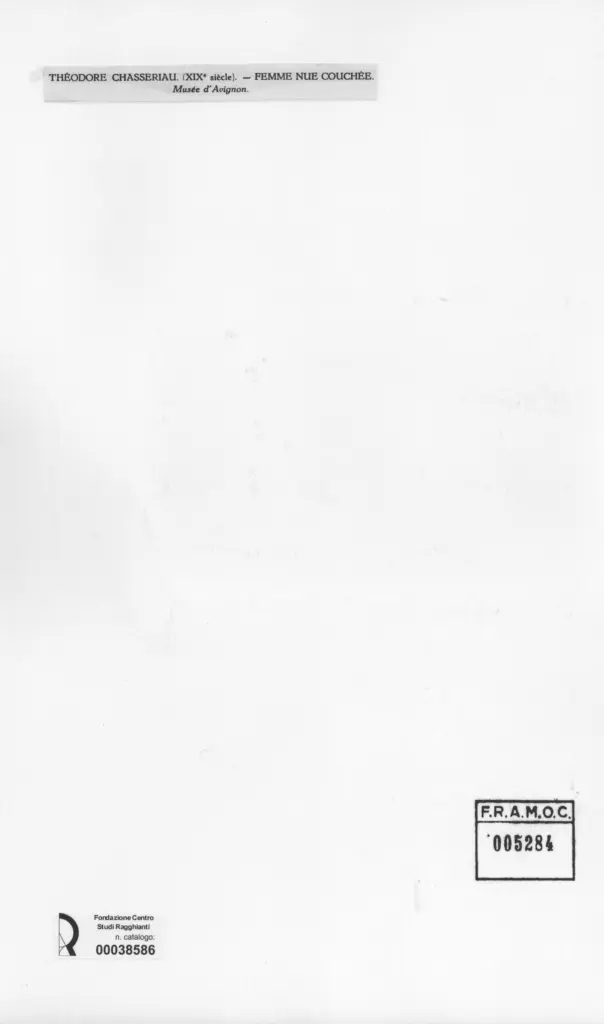 Anonimo, Anonimo , Chasseriau, Théodore , retro