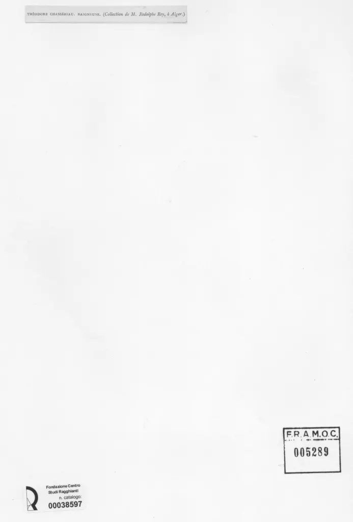 Anonimo , Chasseriau, Théodore , retro