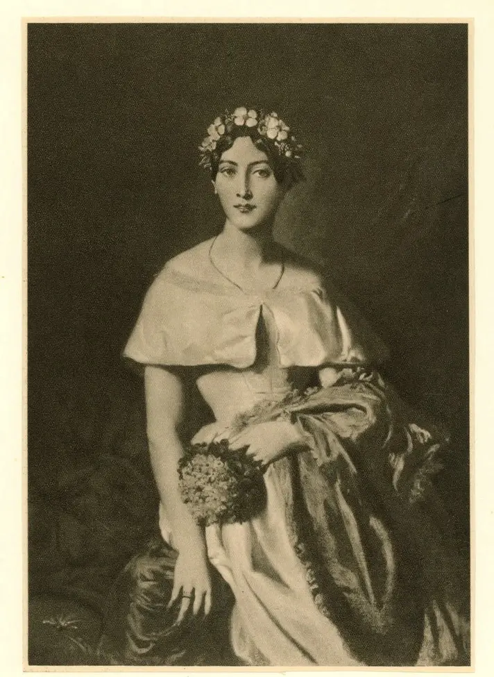 Anonimo , Chasseriau, Th&eacute;odore - sec. XIX - Ritratto di M.lle Cabarus