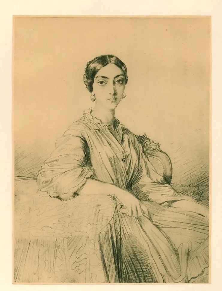 Anonimo , Chasseriau, Th&eacute;odore , fronte