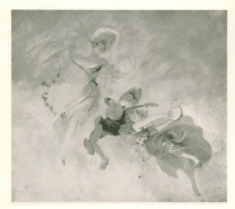 Anonimo , Cheret, Jules - sec. XIX - La farandole , fronte