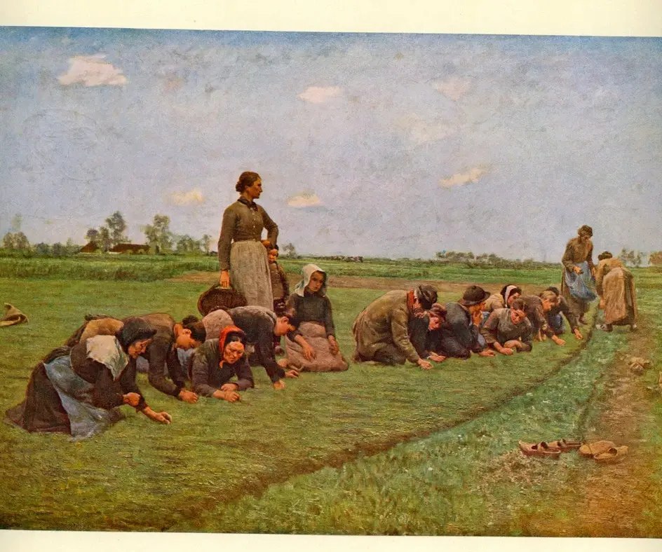 Anonimo , Claus, Emile - sec. XIX/ XX - Les Sarcleuses , fronte