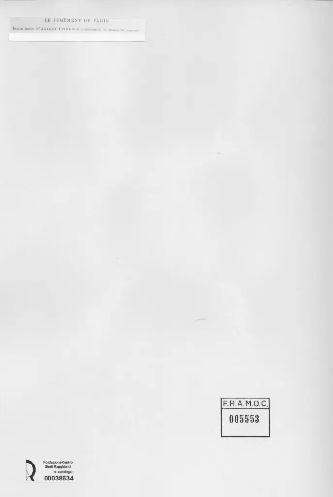 Anonimo , Coinchon, Albert - sec. XIX - Le jeugement de Paris , retro
