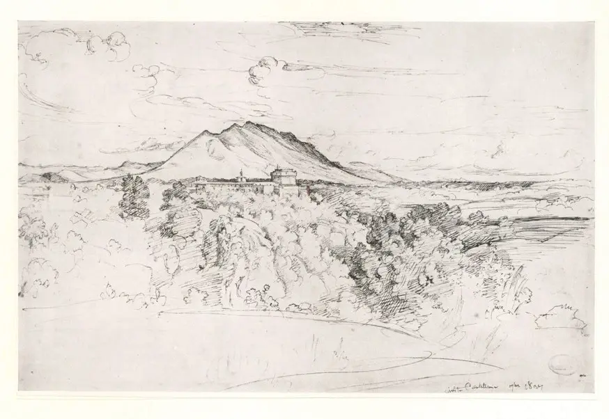 Anonimo , Corot, Jean-Baptiste-Camille - sec. XIX , fronte