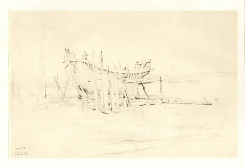 Anonimo , Corot, Jean-Baptiste-Camille - sec. XIX , fronte