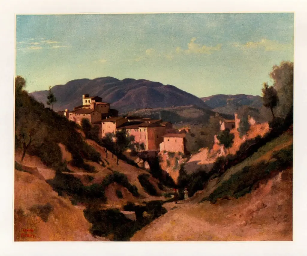 Anonimo , Corot, Jean-Baptiste-Camille - sec. XIX - Papigno , fronte