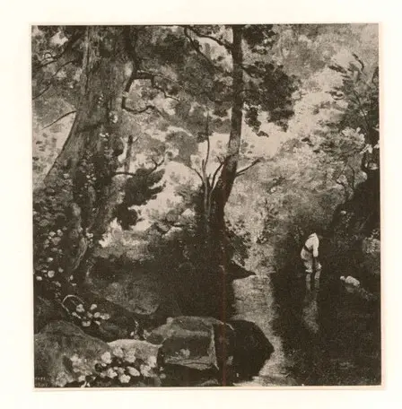 Anonimo , Corot, Jean Baptiste Camille - sec. XIX - Shrimp Fisherman a Narni , fronte