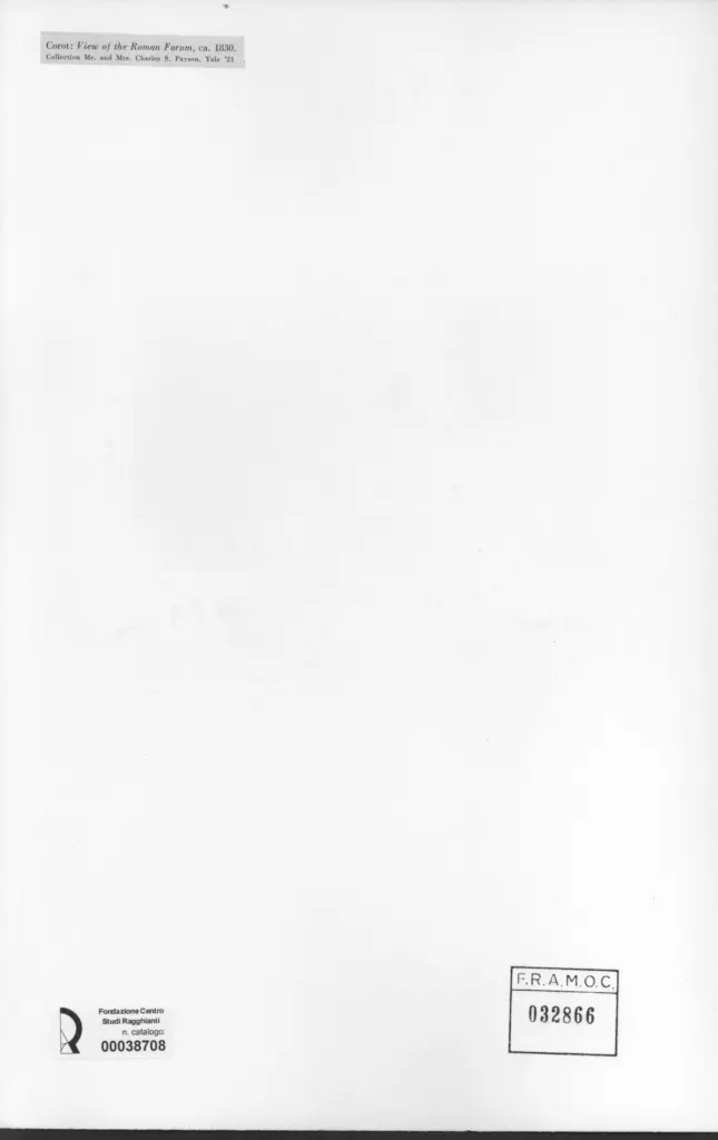 Anonimo , Corot, Jean-Baptiste-Camille - sec. XIX - View of the Roman Forum , retro