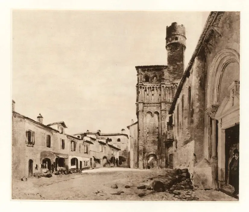 Anonimo , Corot, Jean-Baptiste-Camille - sec. XIX , fronte