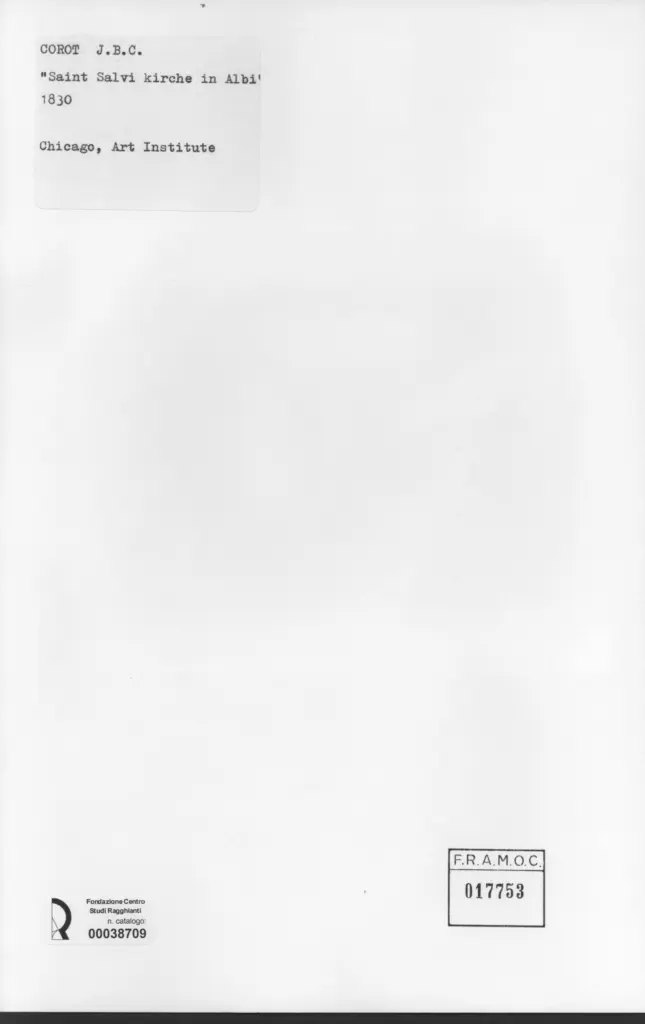 Anonimo , Corot, Jean-Baptiste-Camille - sec. XIX , retro