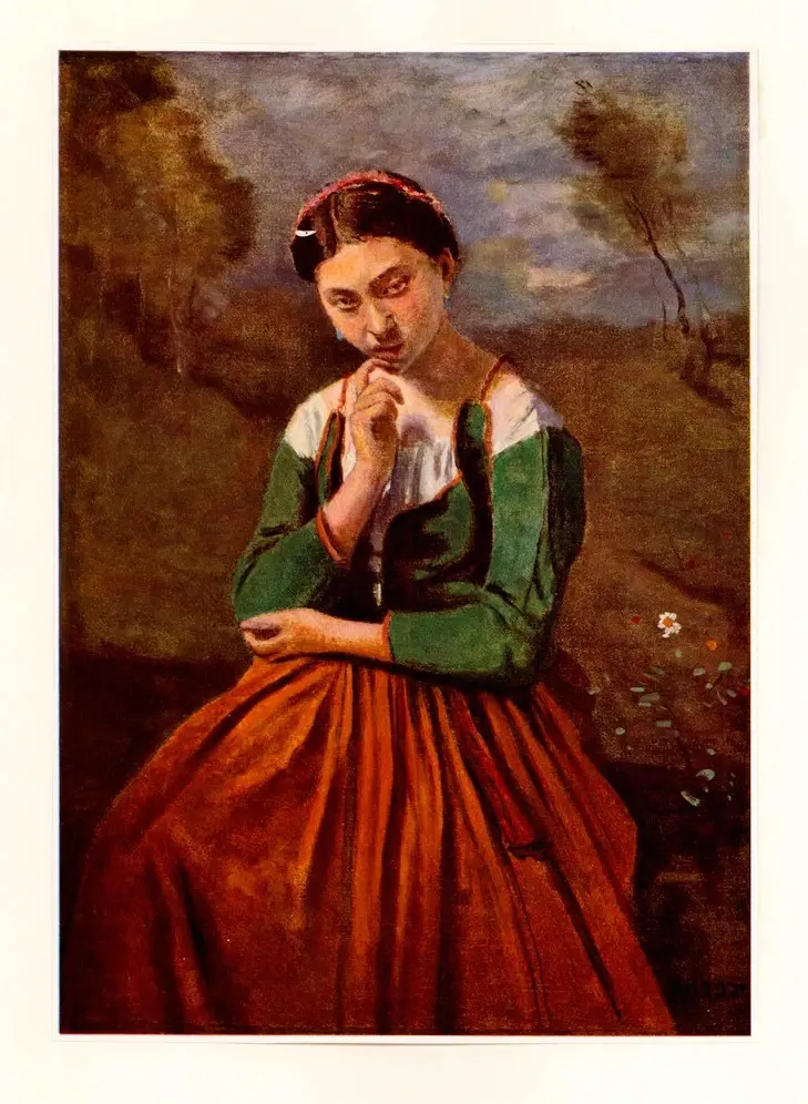 Anonimo , Corot, Jean-Baptiste-Camille - sec. XIX , fronte