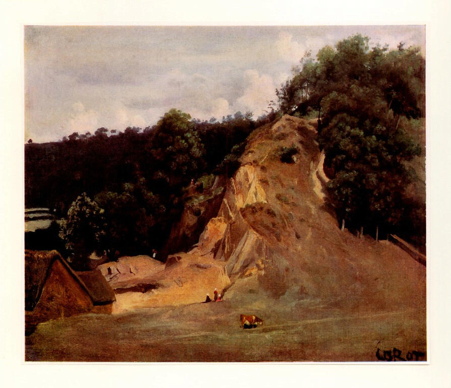 Anonimo , Corot, Jean-Baptiste-Camille - sec. XIX , fronte