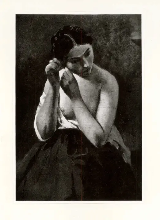 Anonimo , Corot, Jean-Baptiste-Camille - sec. XIX , fronte