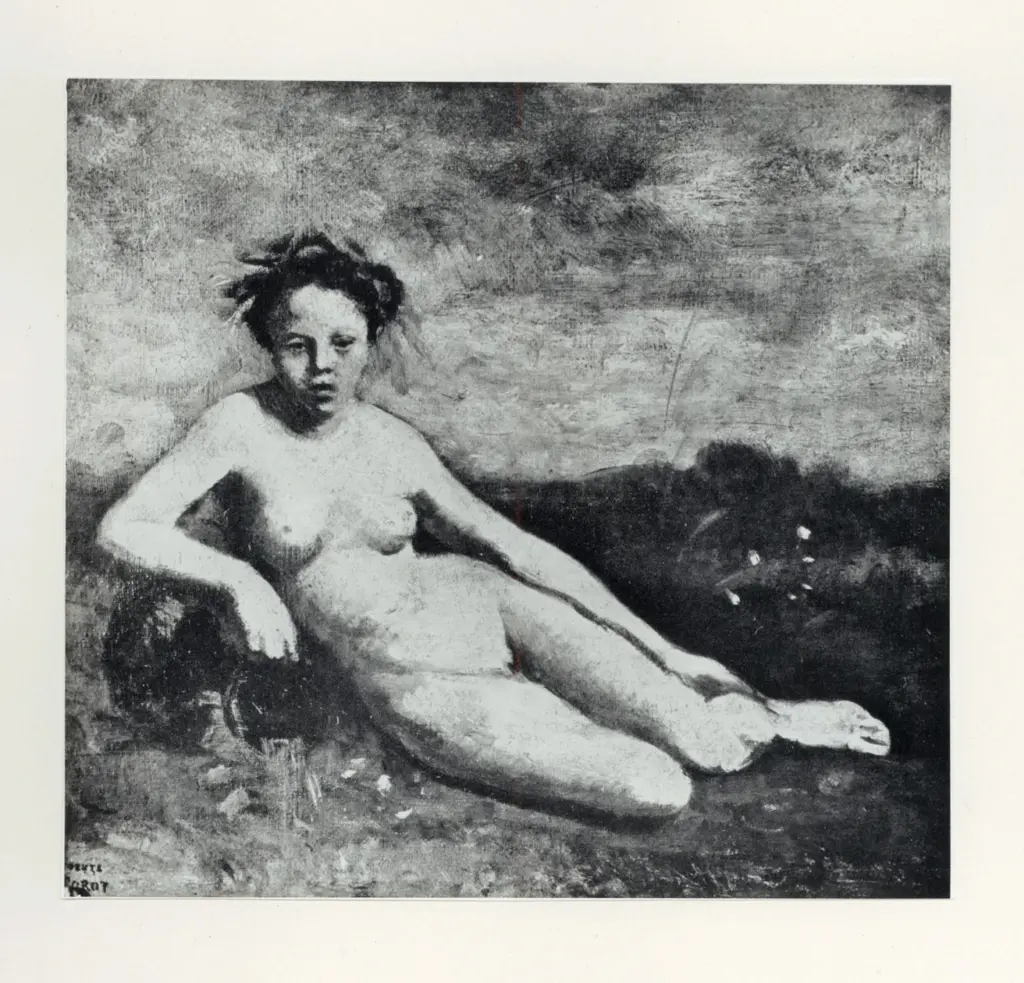 Anonimo , Corot, Jean-Baptiste-Camille - sec. XIX - La source , fronte