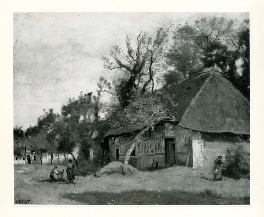 Anonimo , Corot, Jean-Baptiste-Camille; sec. XIX; , fronte