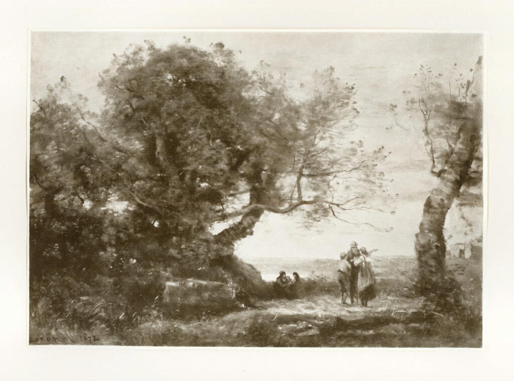 Anonimo , Corot, Jean Baptiste Camille - sec. XIX - The Bohemians , fronte