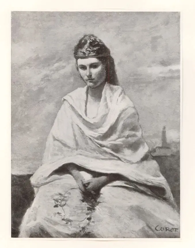 Anonimo , Corot, Jean Baptiste Camille - sec. XIX - Die junge Griechin , fronte