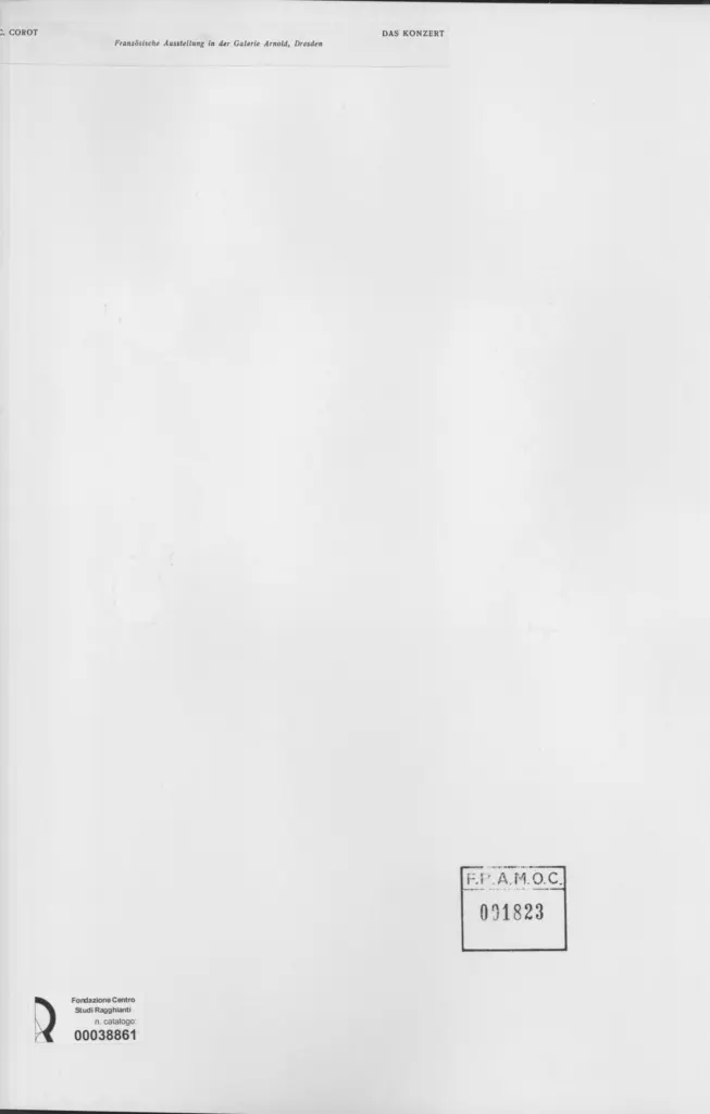 Anonimo , Corot, Jean Baptiste Camille , retro