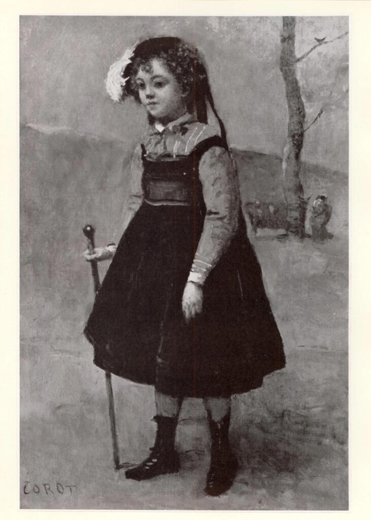 Anonimo , Corot, Jean Baptiste Camille - sec. XIX - La Petite Pie , fronte