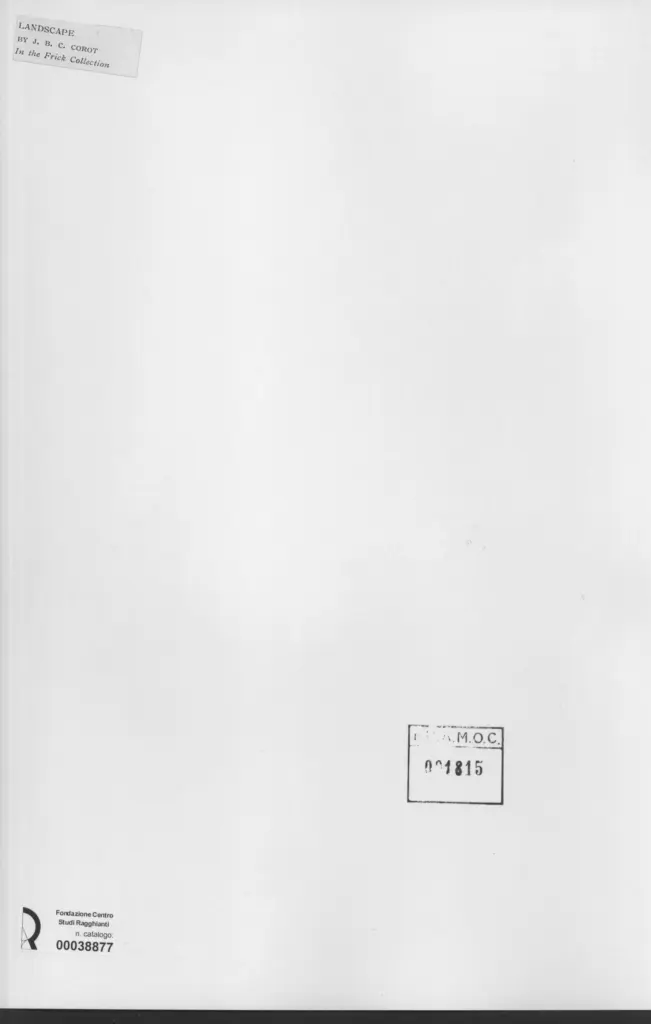 Anonimo , Corot, Jean Baptiste Camille - sec. XIX - Landscape , retro