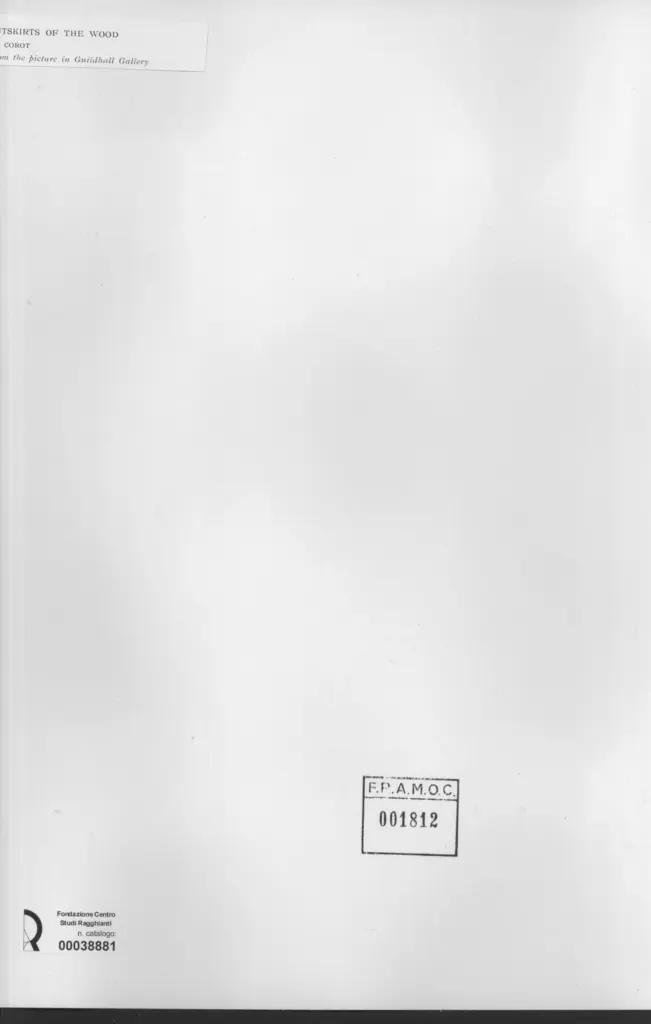 Anonimo , Corot, Jean Baptiste Camille , retro