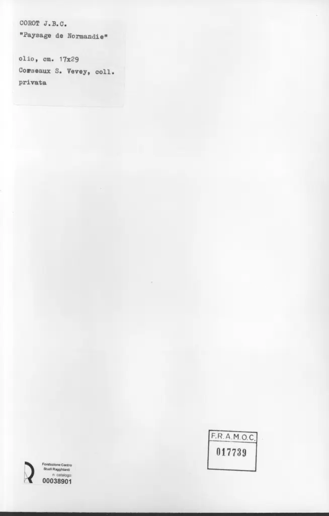 Anonimo , Corot, Jean Baptiste Camille , retro