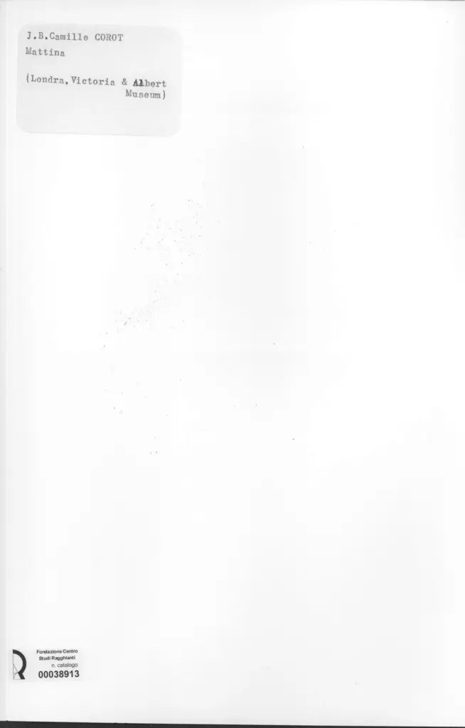 Anonimo , Corot, Jean Baptiste Camille , retro