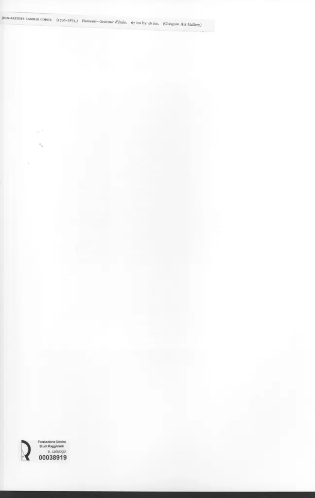 Anonimo , Corot, Jean Baptiste Camille , retro