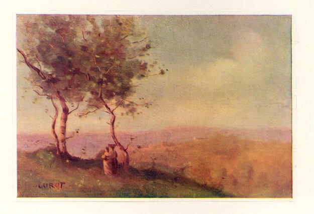 Anonimo , Corot, Jean Baptiste Camille - sec. XIX - Souvenir d'Italie , fronte