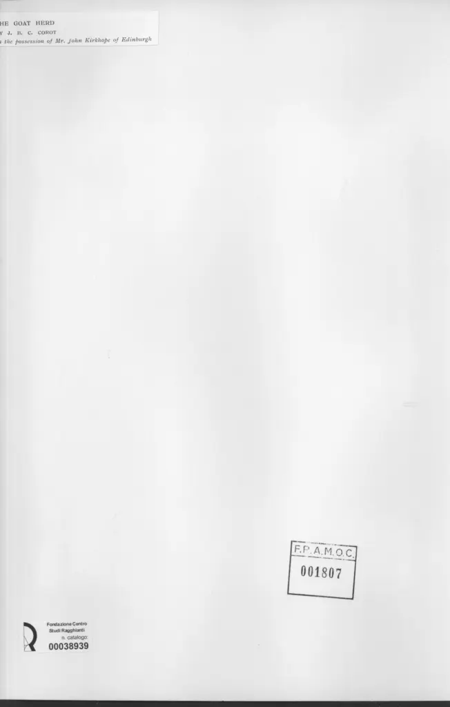 Anonimo , Corot, Jean Baptiste Camille , retro