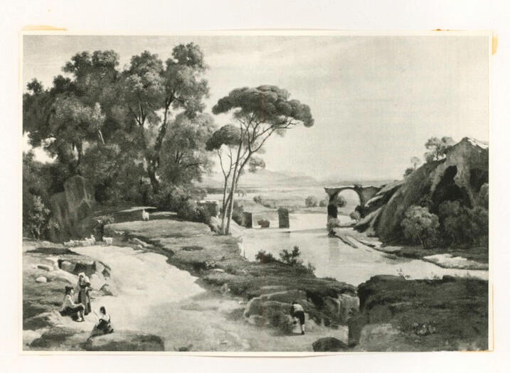 Anonimo , Corot, Jean Baptiste Camille - sec. XIX - Pont de Narni , fronte