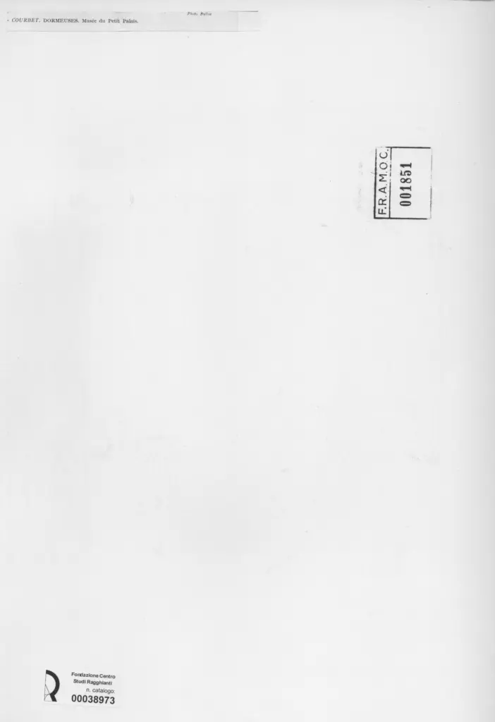 Bulloz , Courbet, Gustave - sec. XIX - Dormeuses , retro