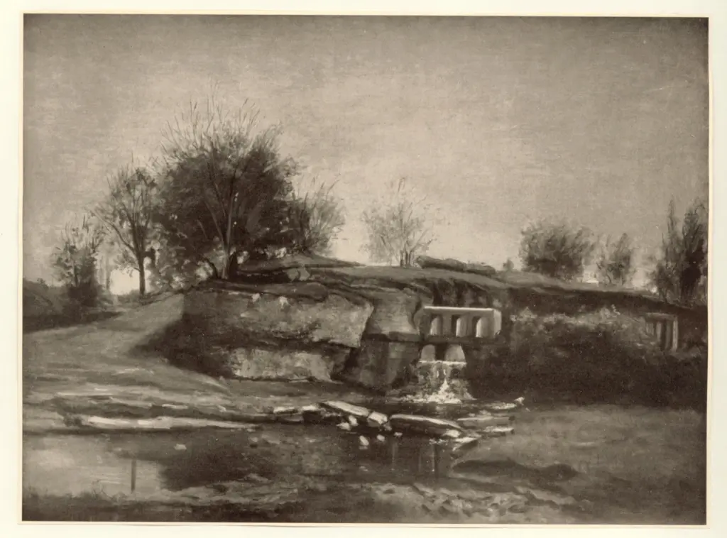 Anonimo , Courbet, Gustave - sec. XIX - Steinbruch Von Optevoz , fronte