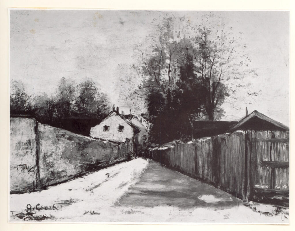 Courbet, Gustave , La route sous la neige -