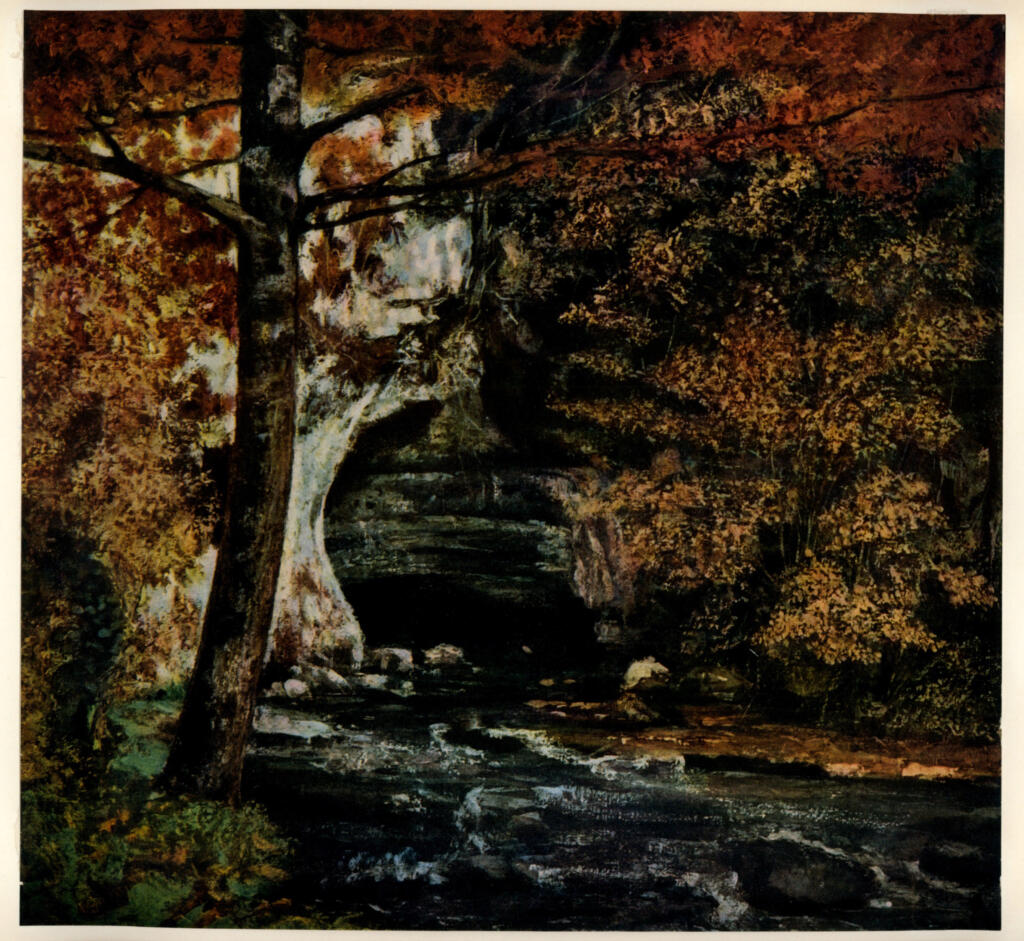 Courbet, Gustave , Gratta nella foresta