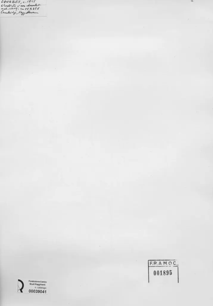 Anonimo , Courbet, Gustave - sec. XIX , retro
