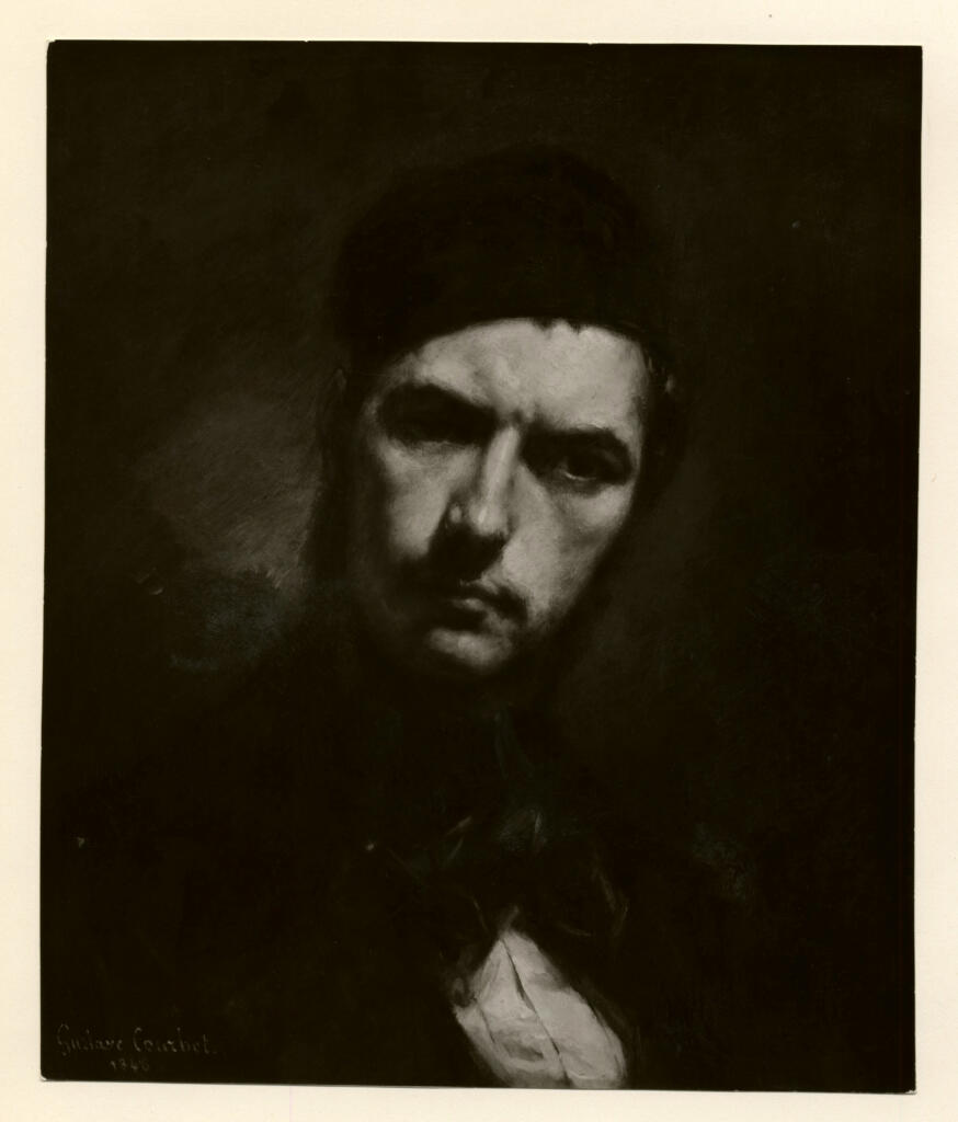 Courbet, Gustave , - Ritratto maschile