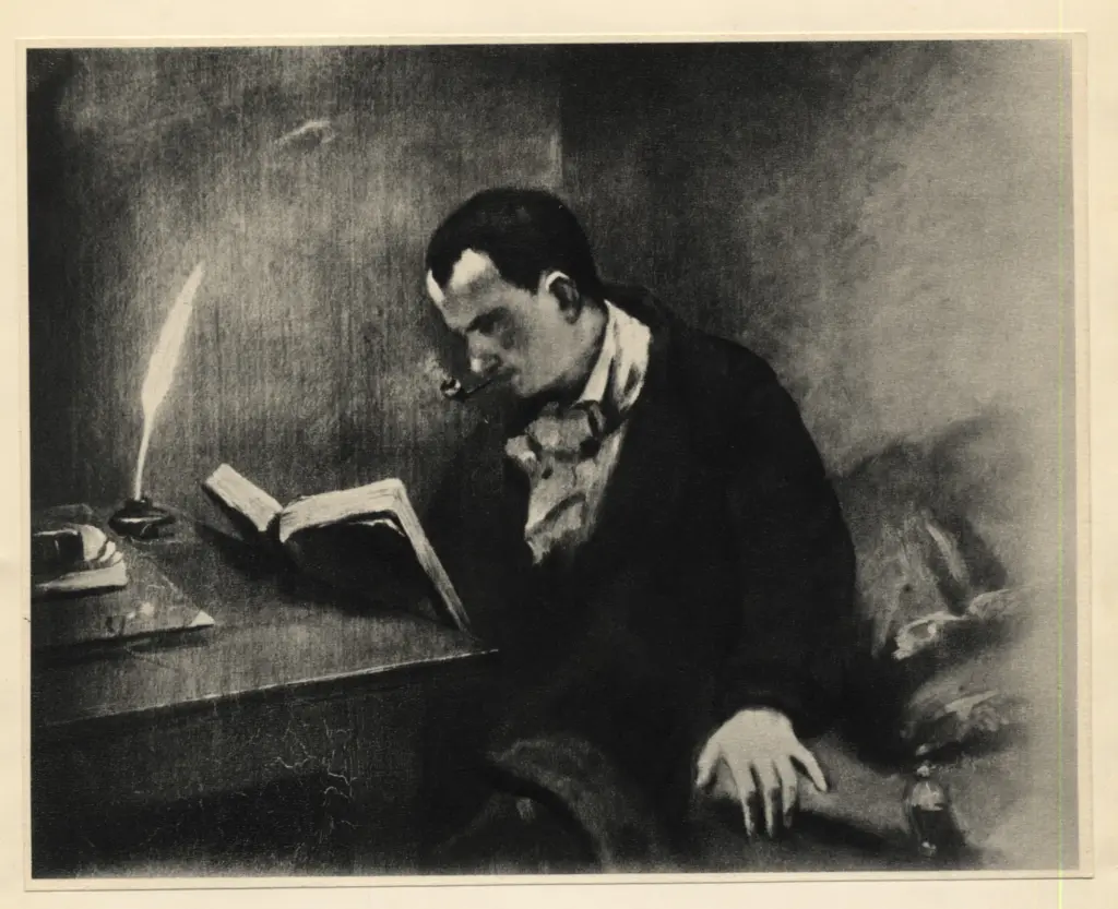 Anonimo , Courbet, Gustave - sec. XIX - Baudelaire , fronte