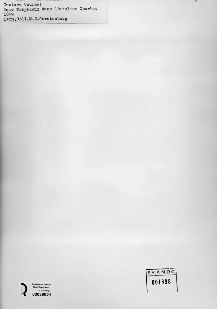 Anonimo , Courbet, Gustave - sec. XIX , retro