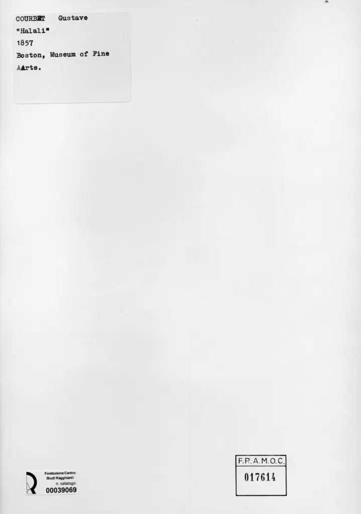 Anonimo , Courbet, Gustave - sec. XIX , retro