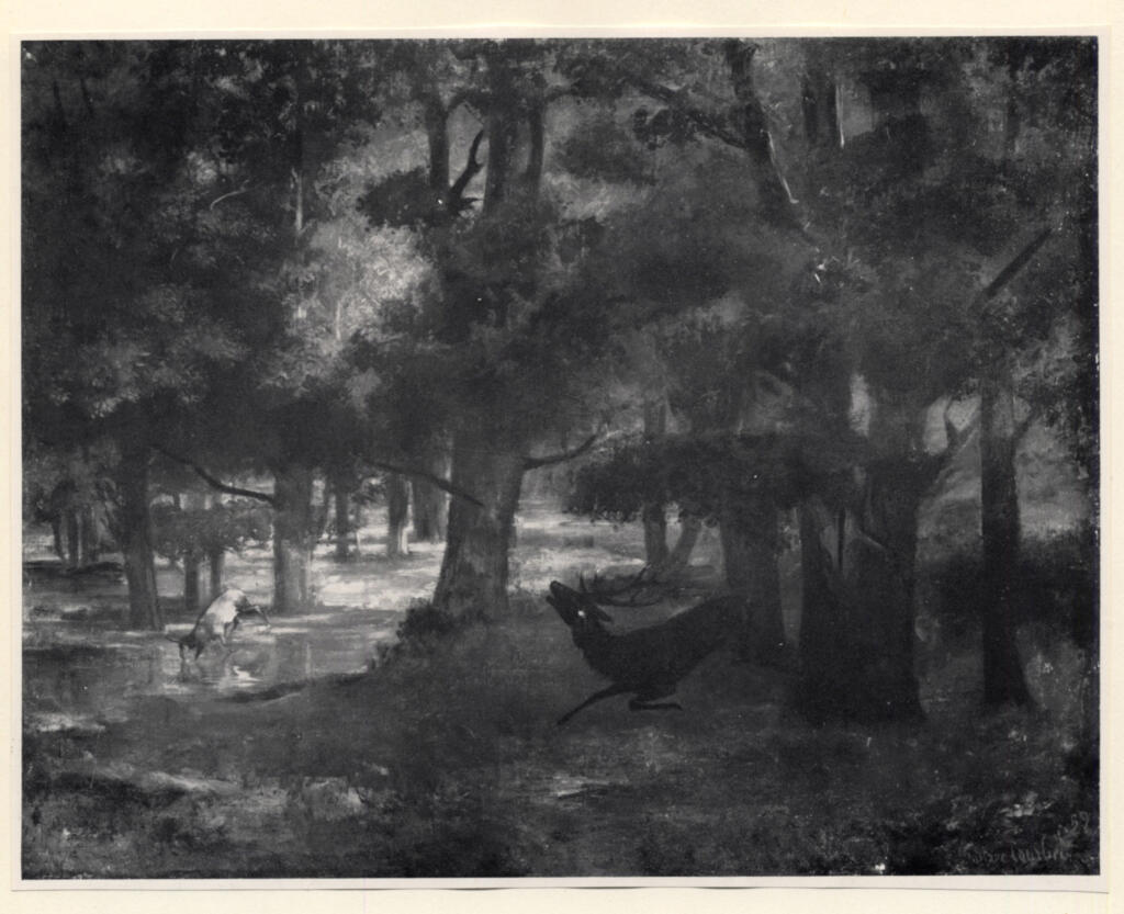 Anonimo , Courbet, Gustave - sec. XIX - Le Brâme , fronte