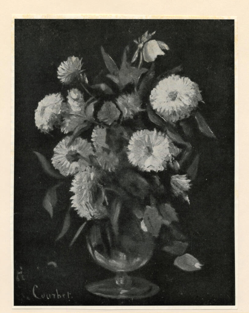Anonimo , Courbet, Gustave - sec. XIX - Soucis dans un vase , fronte