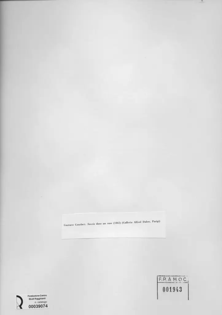 Anonimo , Courbet, Gustave - sec. XIX - Soucis dans un vase , retro