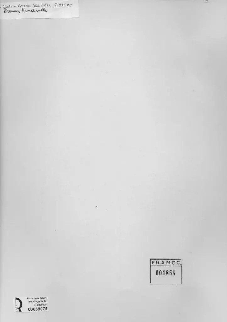 Anonimo , Courbet, Gustave - sec. XIX , retro